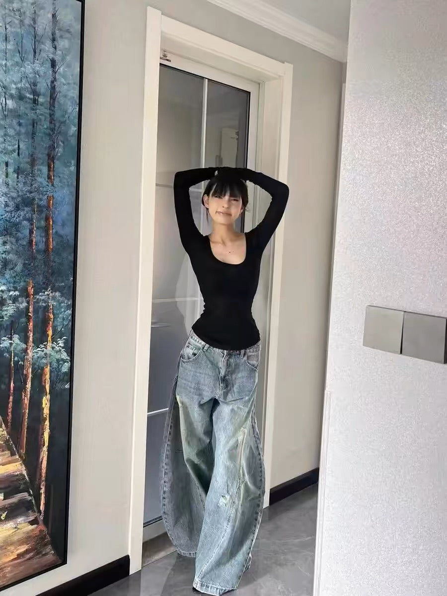 Wild Leg Oversized Jeans