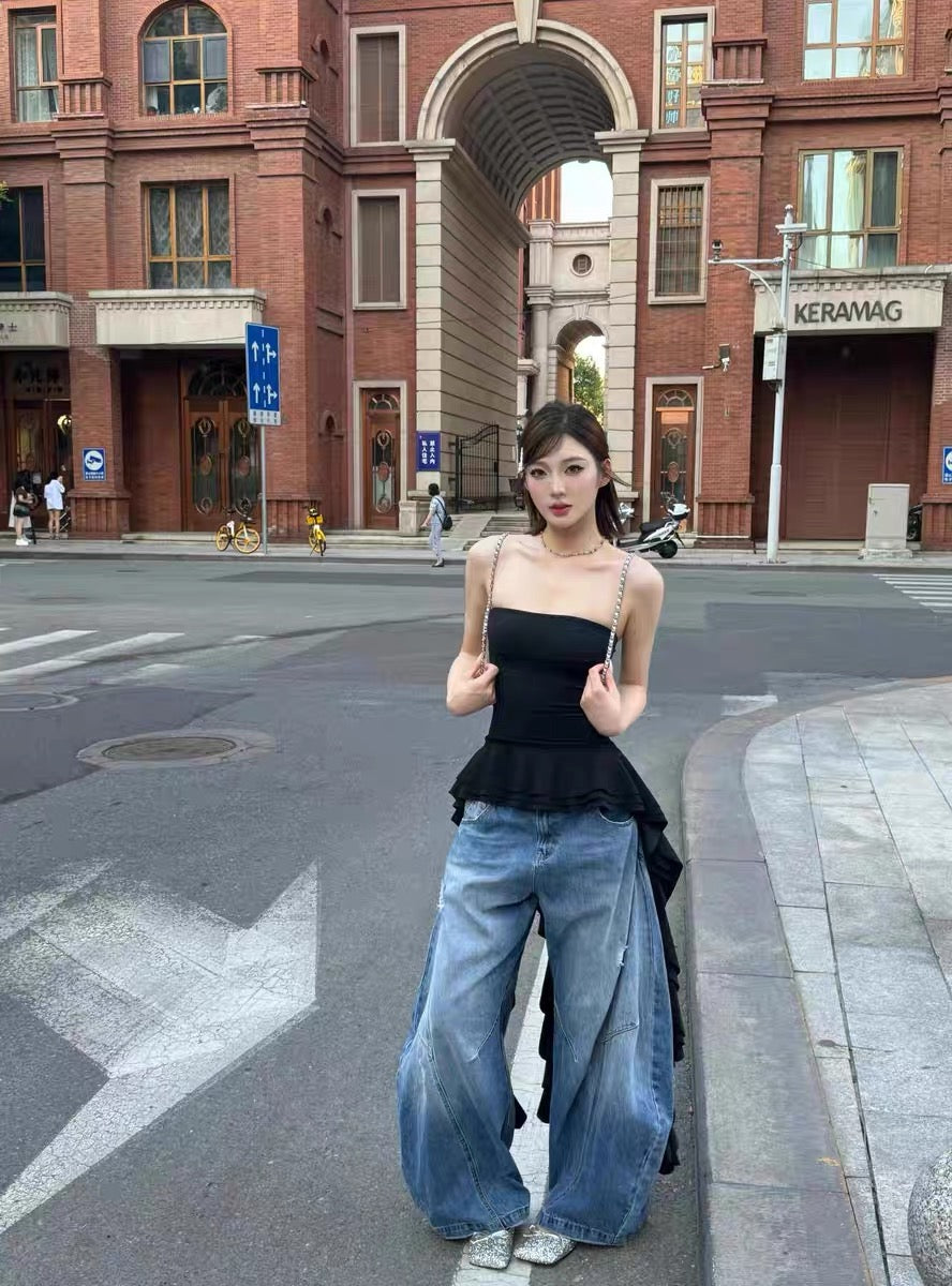 Wild Leg Oversized Jeans