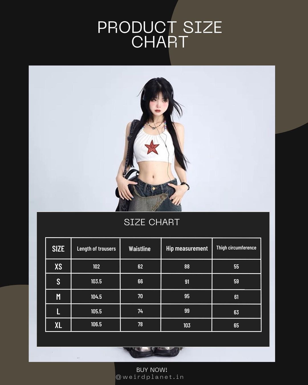 Starlight Baggy Pants || WEIRDPLANET ||