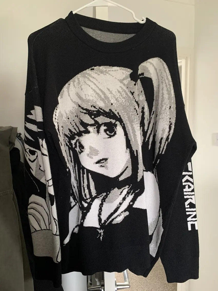 Death Note Misa Knitted Oversized Sweater