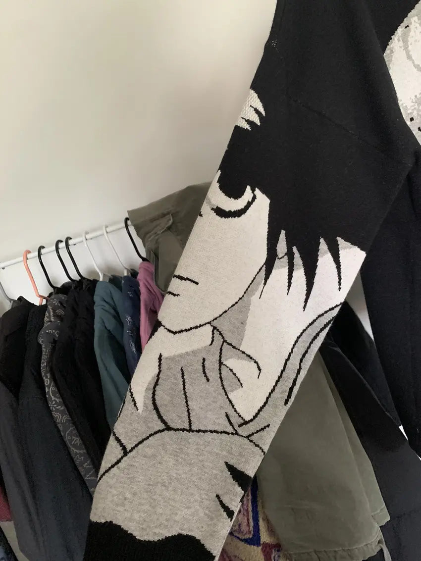 Death Note Misa Knitted Oversized Sweater