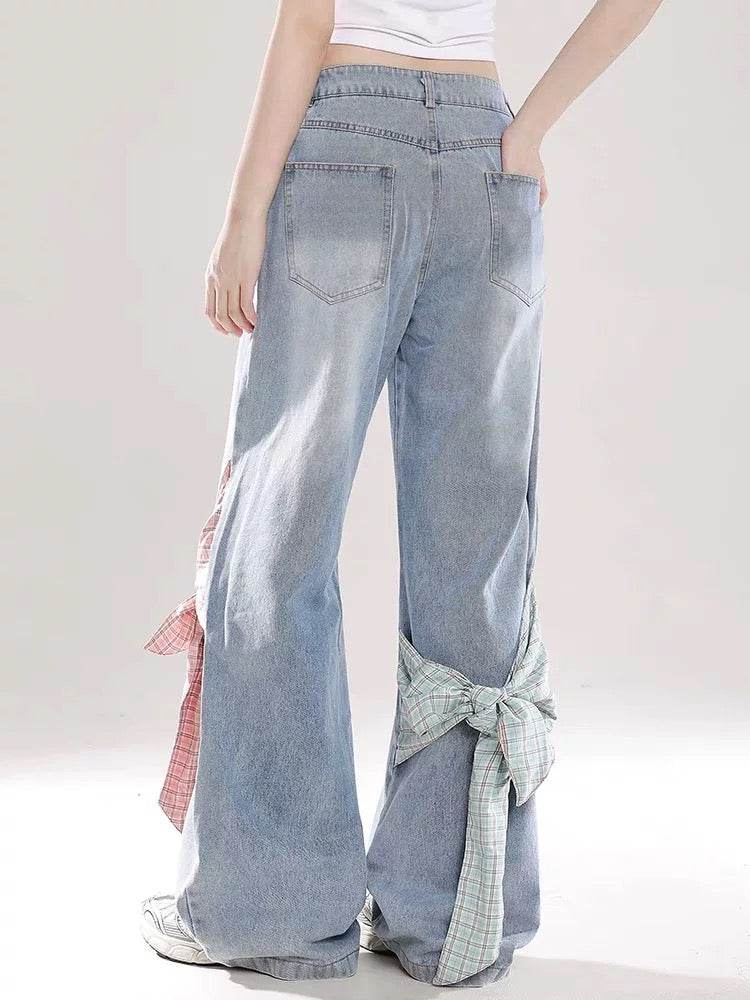 Barbie bow Style Jeans Pants