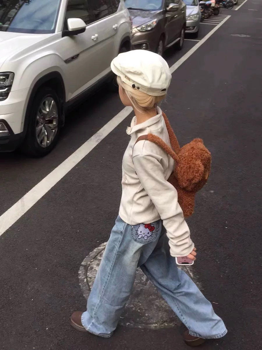 HELLO KITTY Baggy Jeans