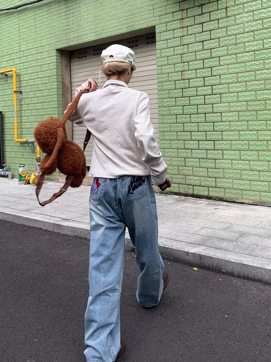 HELLO KITTY Baggy Jeans