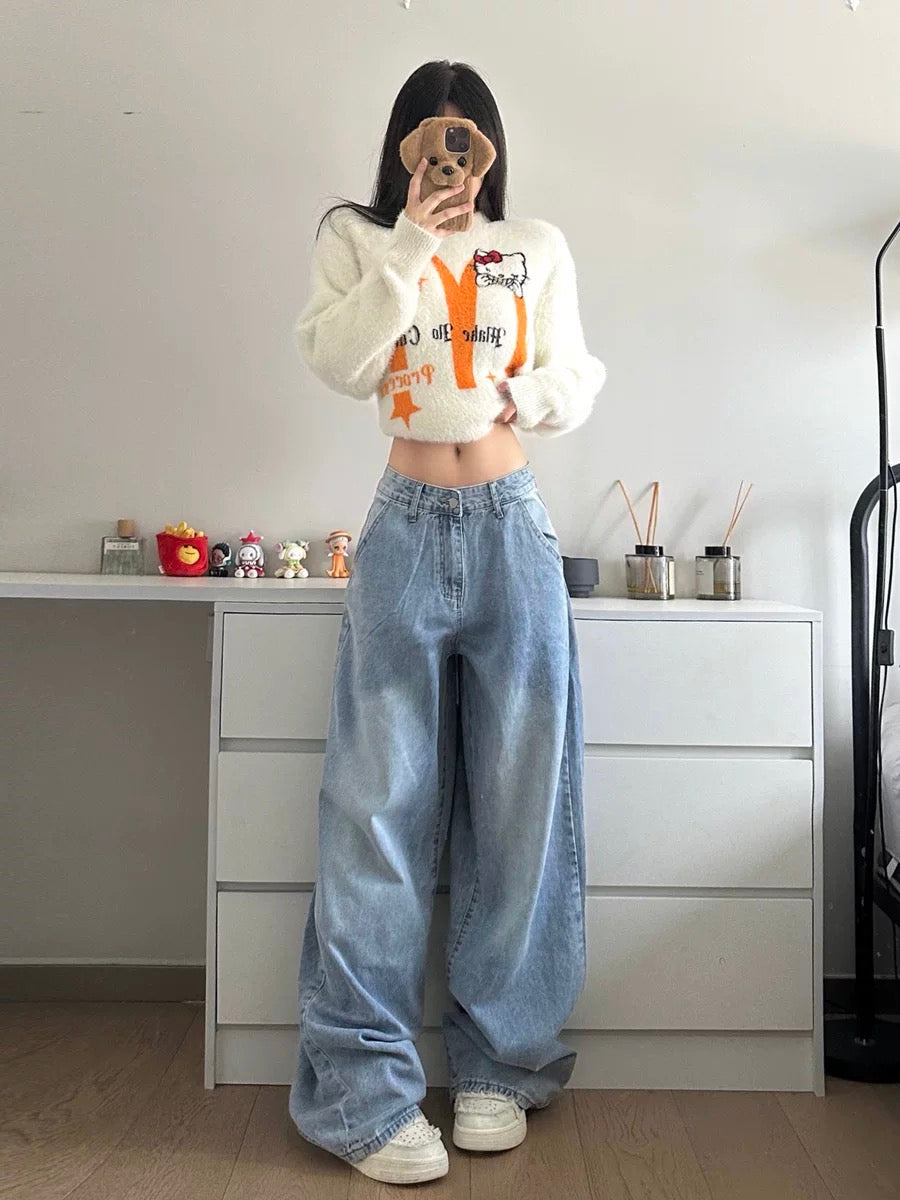 HELLO KITTY Baggy Jeans