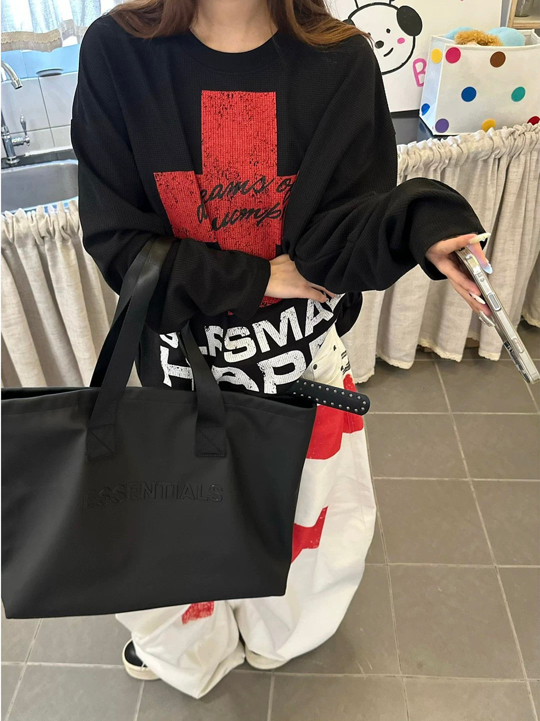 S Line Hook Baggy Pants