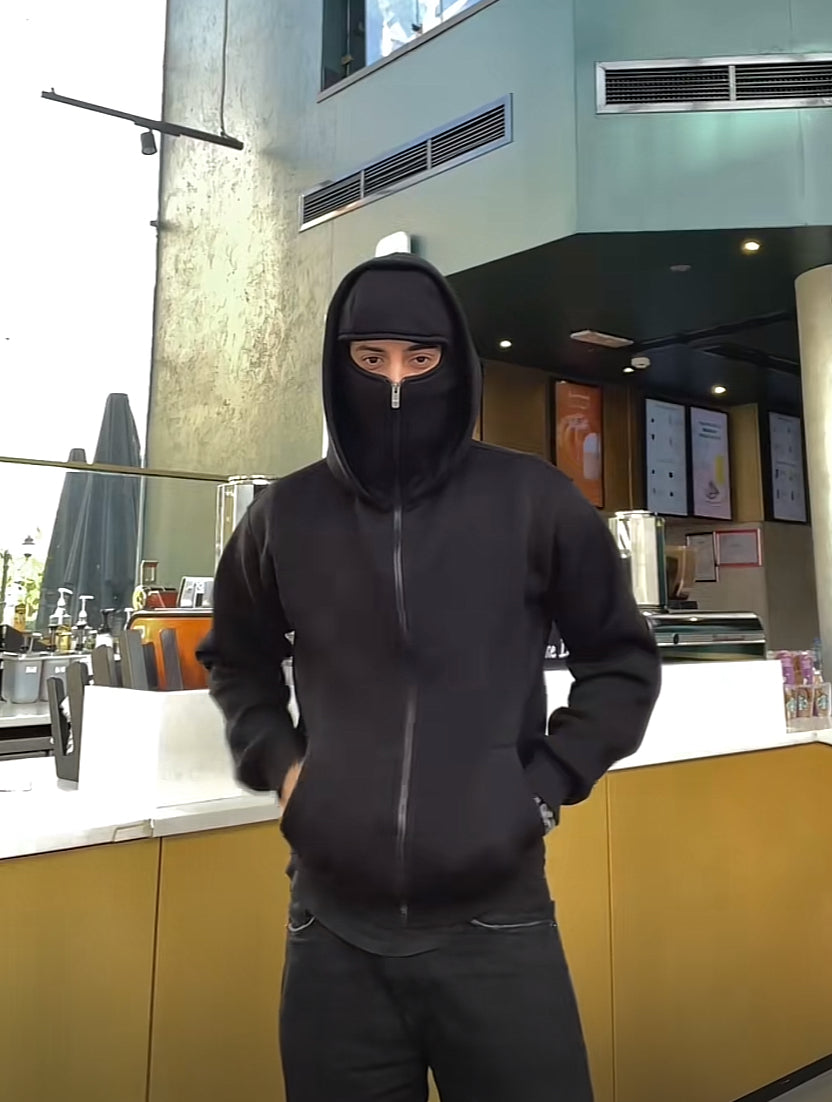 Gangsta Balaclava Zip Hoodie