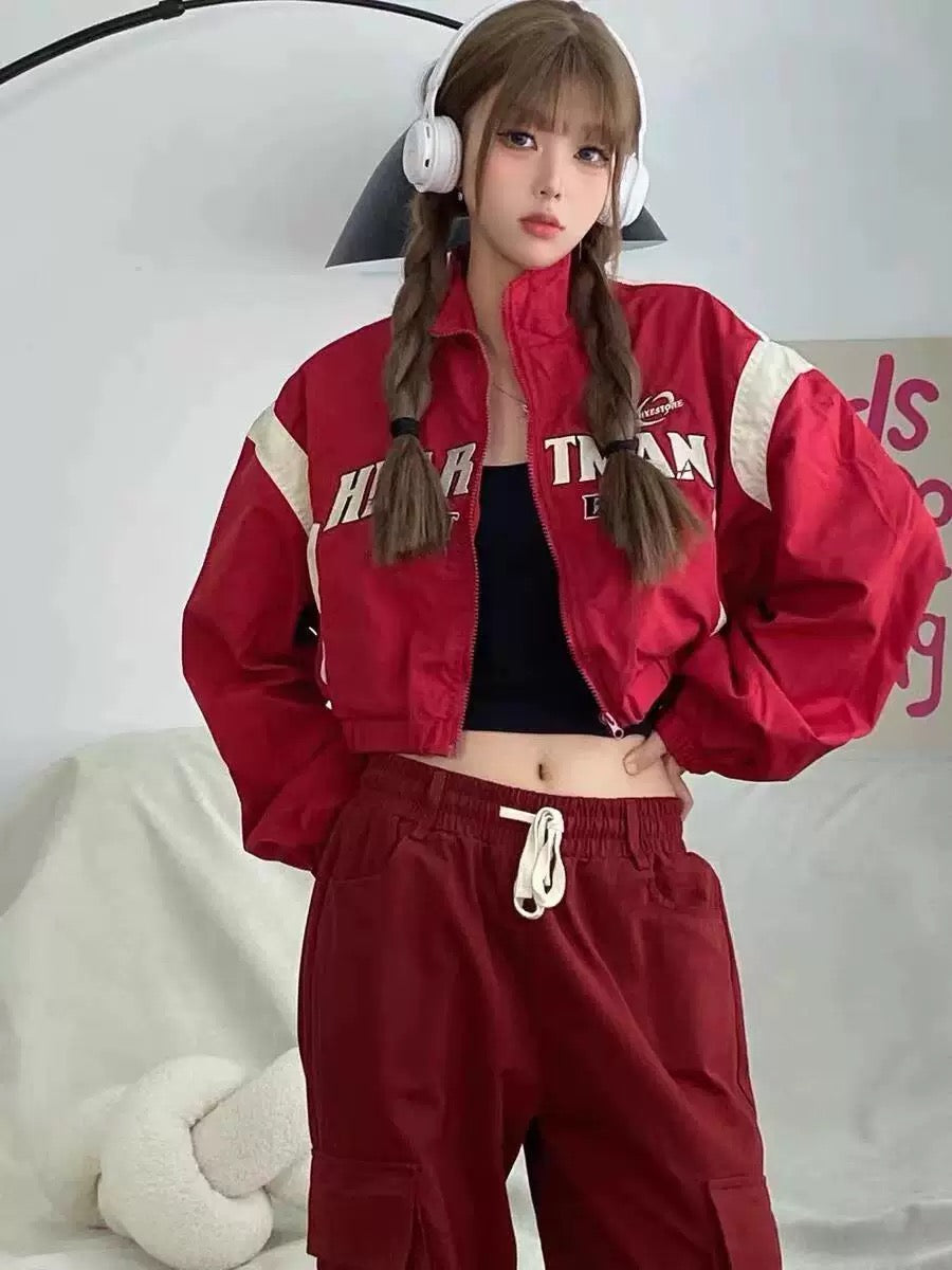 Heartman Boomber Crop Jacket