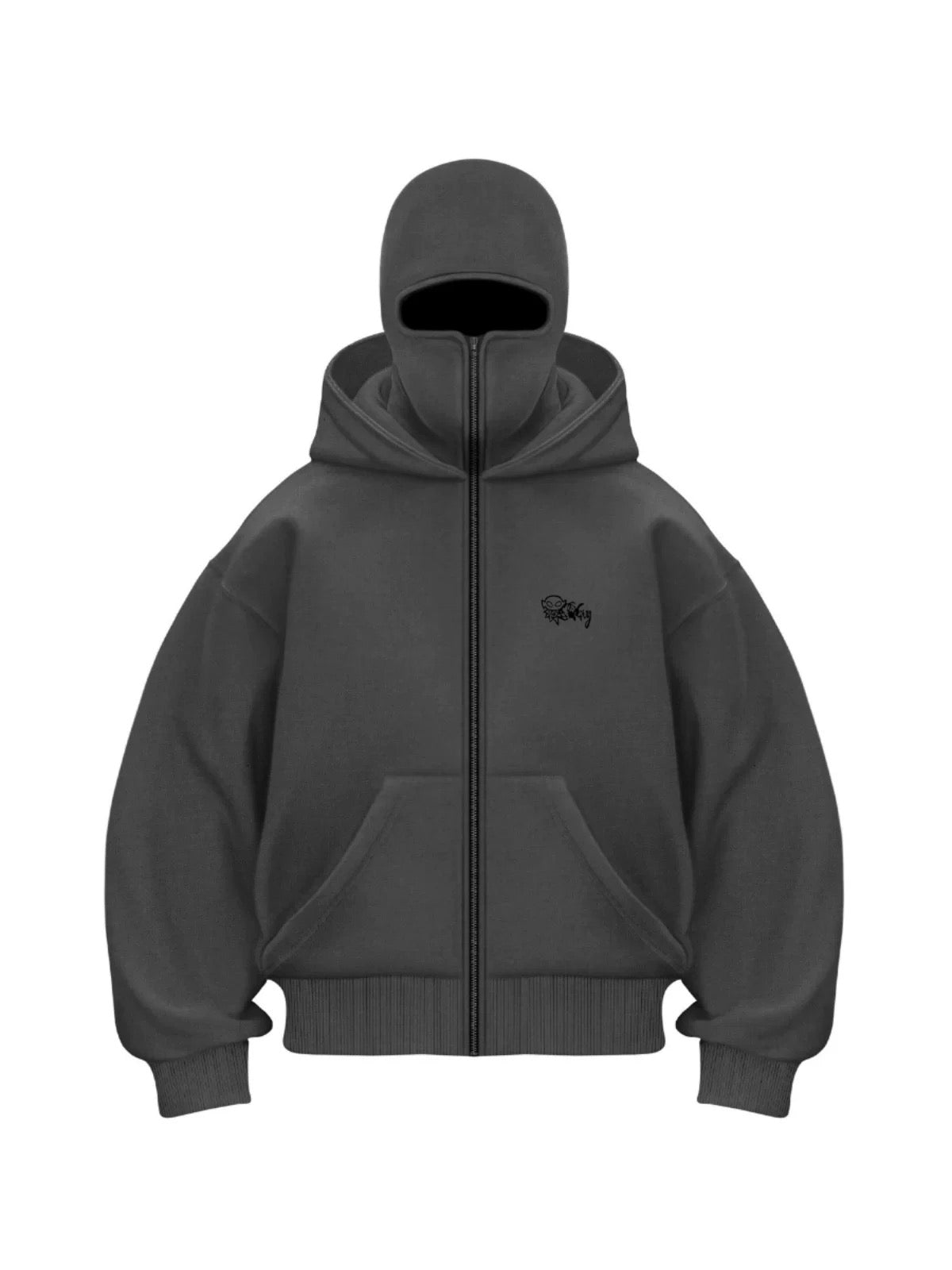 Gangsta Balaclava Zip Hoodie