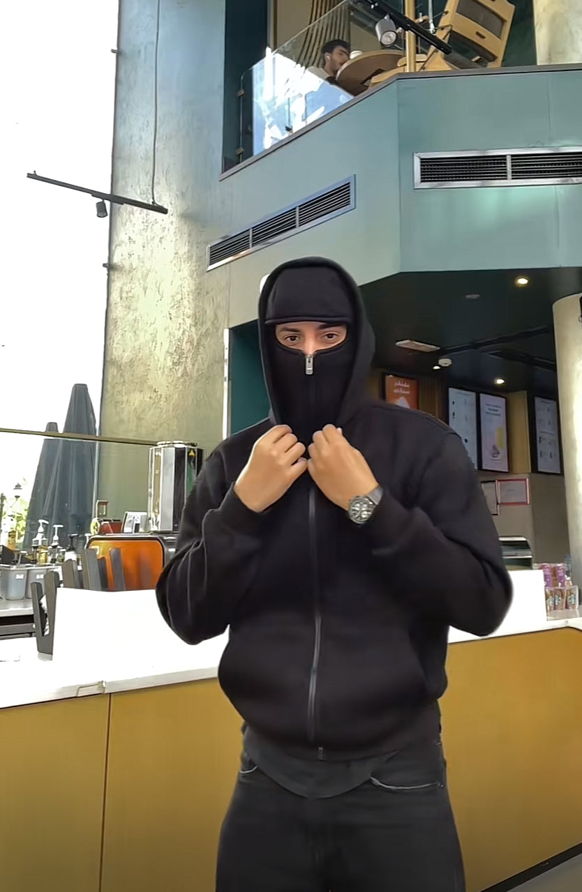 Gangsta Balaclava Zip Hoodie