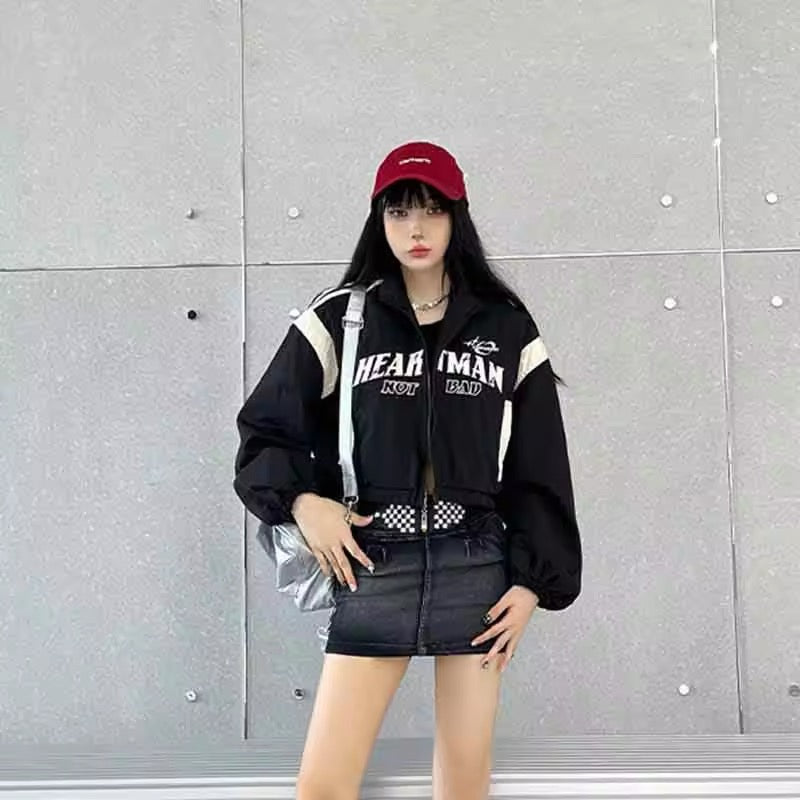 Heartman Boomber Crop Jacket