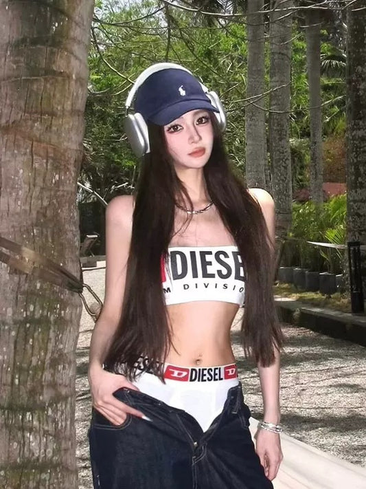 Diesel UFSB-MELANIE Strapless Top