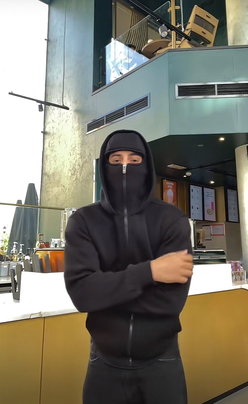 Gangsta Balaclava Zip Hoodie