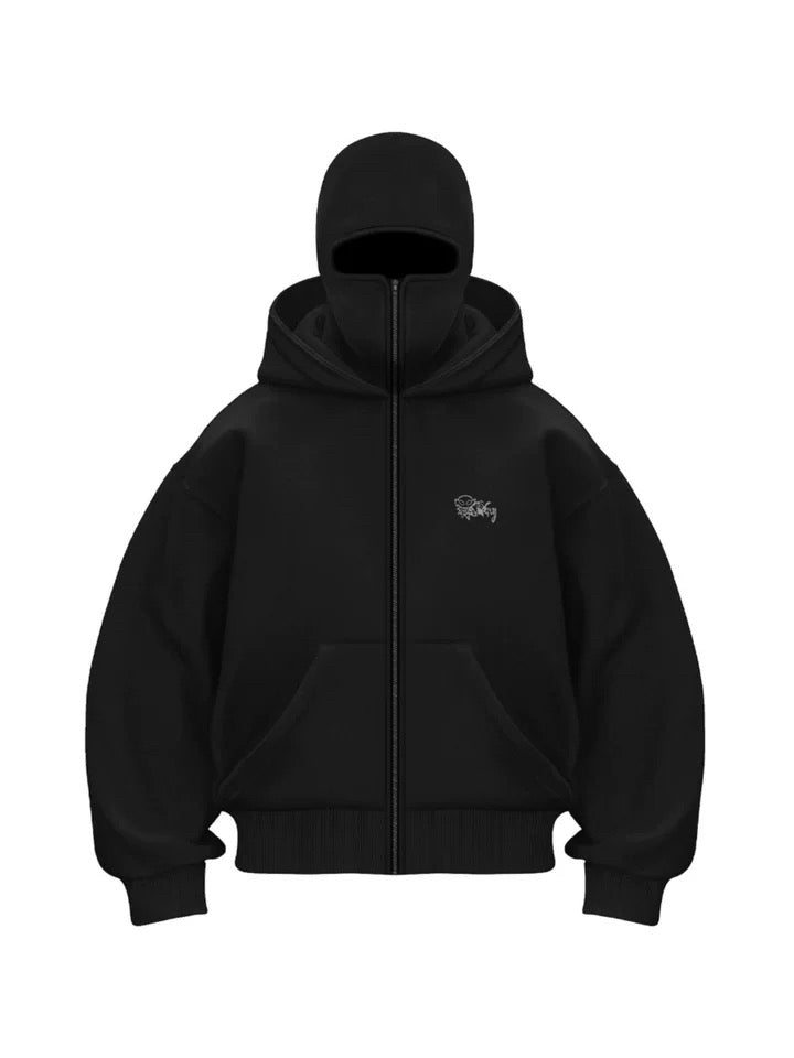 Gangsta Balaclava Zip Hoodie