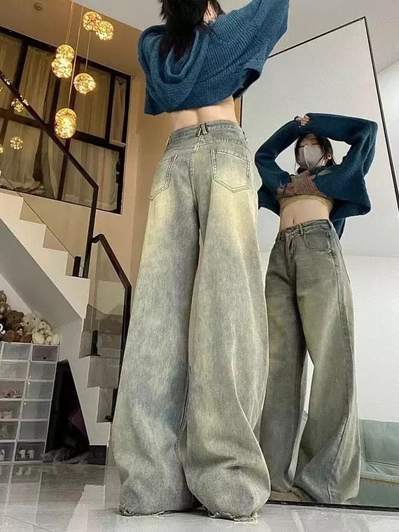 Y2K Baggy jeans type pants || WEIRDPLANET