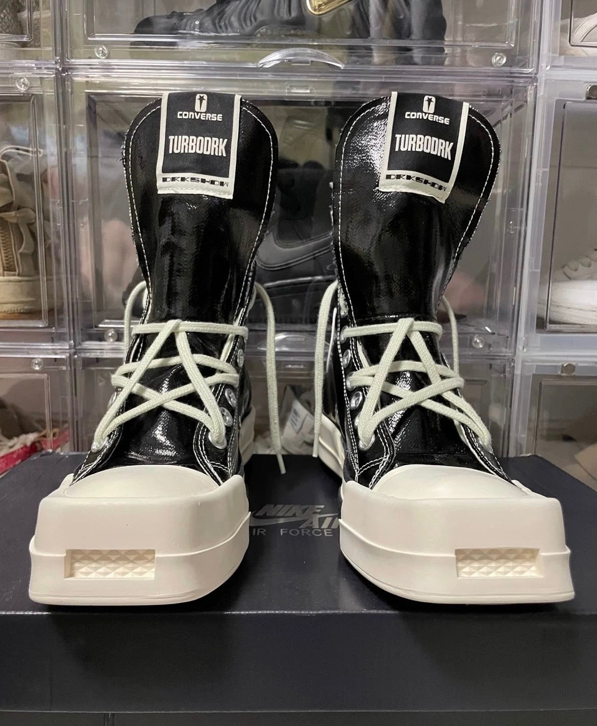 Converse Rick Owens x TURBODRK Chuck 70 High 'Black'