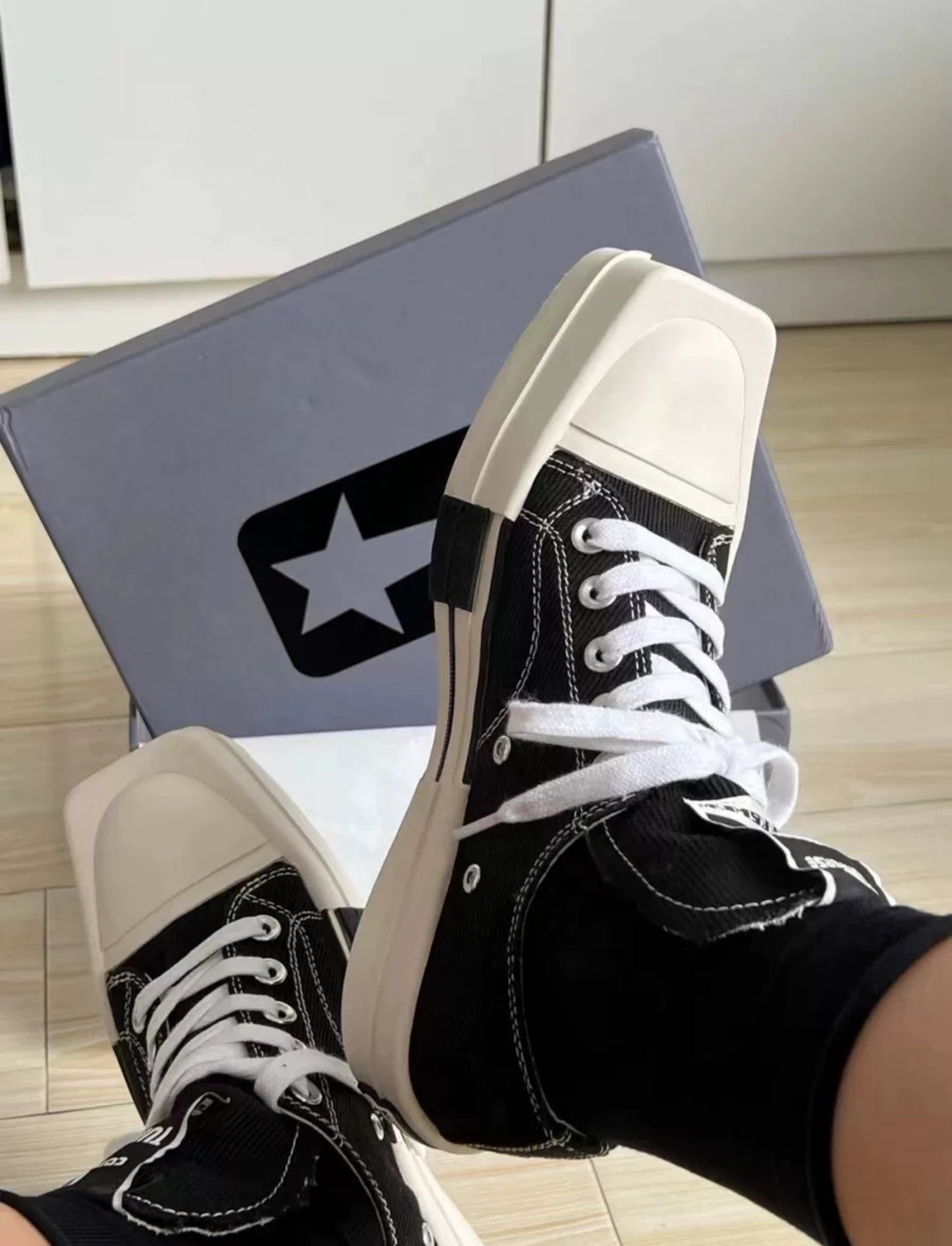 Converse Rick Owens x TURBODRK Chuck 70 High 'Black'