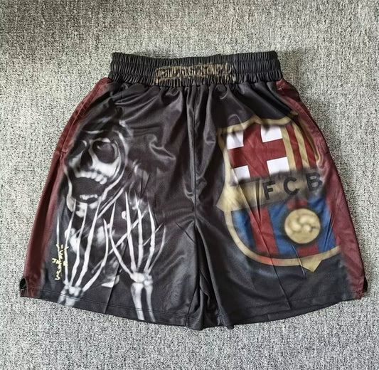 Travis Scott FC Barcelona CJ x Nike x Fcb Skeleton Home Shorts