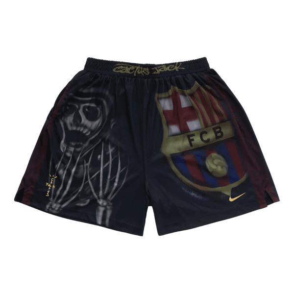 Travis Scott FC Barcelona CJ x Nike x Fcb Skeleton Home Shorts