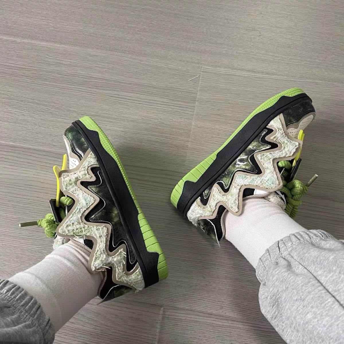 Chunky Y2K Streetwear Sneaker || Broken Special Collection