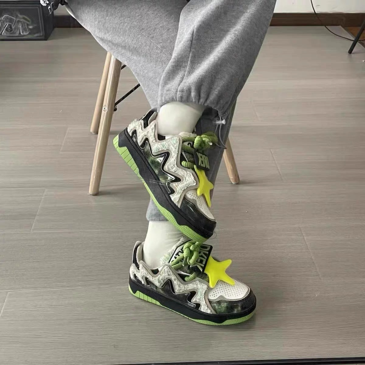 Chunky Y2K Streetwear Sneaker || Broken Special Collection