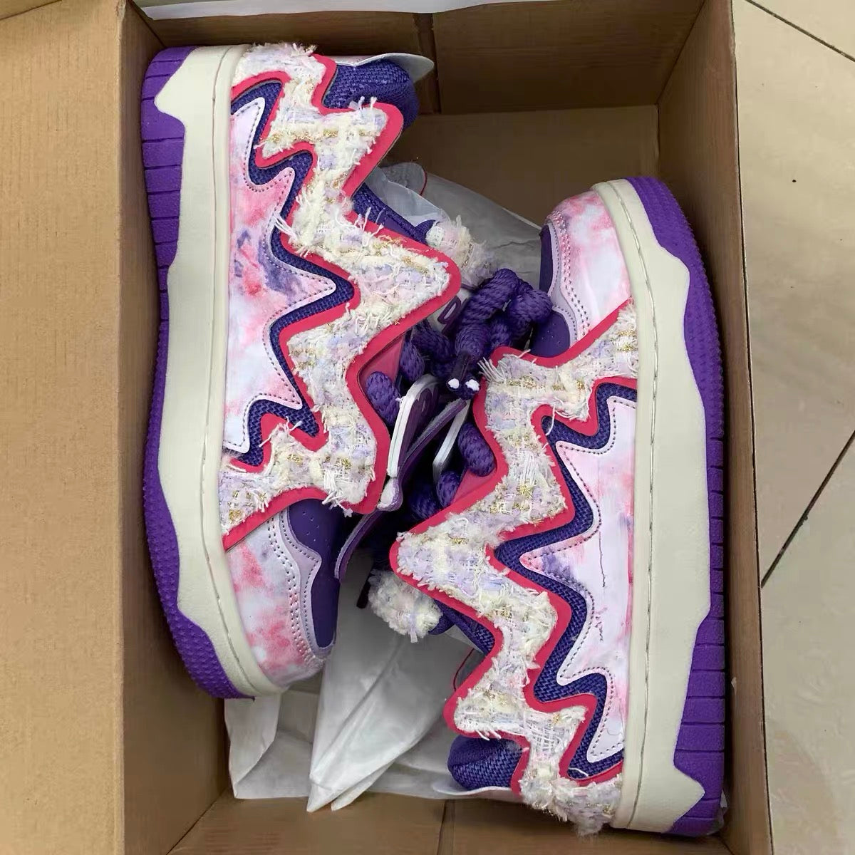 Chunky Y2K Streetwear Sneaker || Broken Special Collection