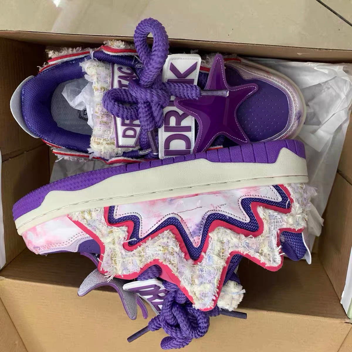 Chunky Y2K Streetwear Sneaker || Broken Special Collection