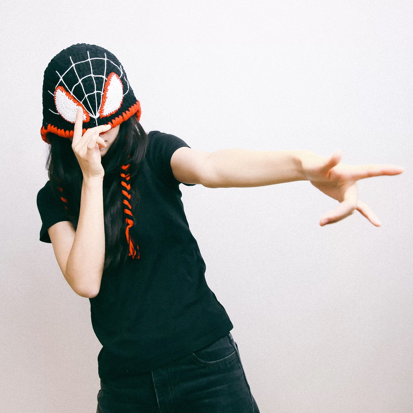 Spider Man Pull Down Mask Beanie