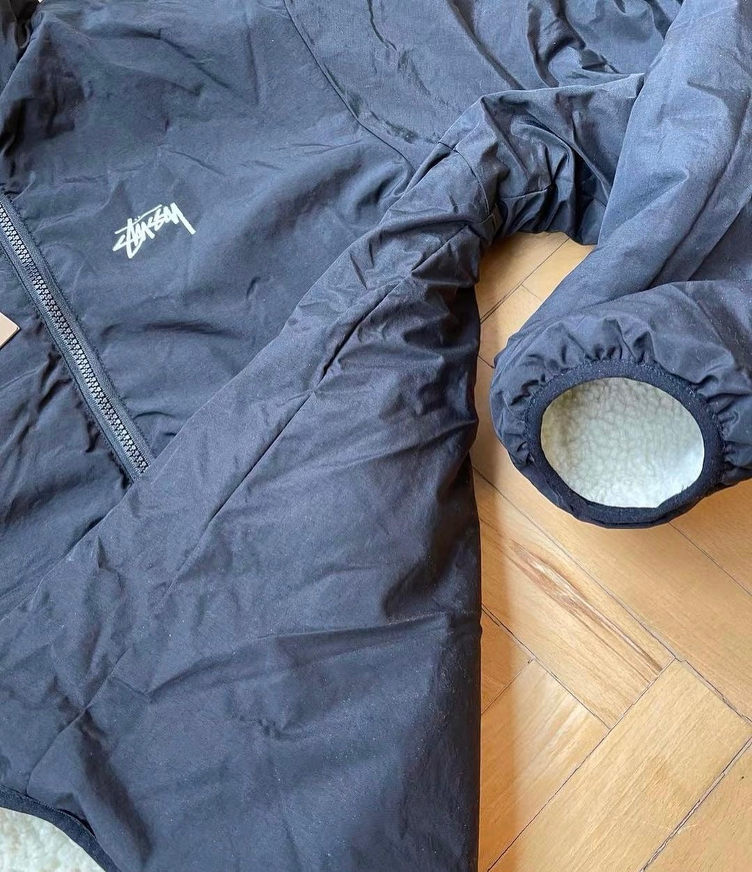 Stussy 8ball Sherpa Reversible Jacket || WEIRDPLANET ||