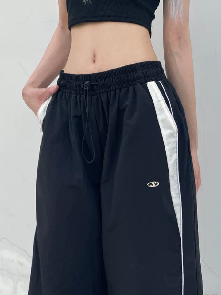 Korean Baggy Sport Pants || WEIRDPLANET ||